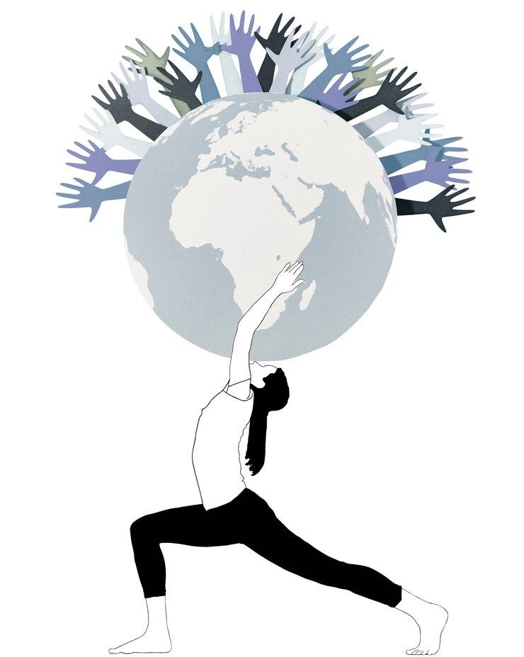 Personnes portant concept fardeau 23 2150044237